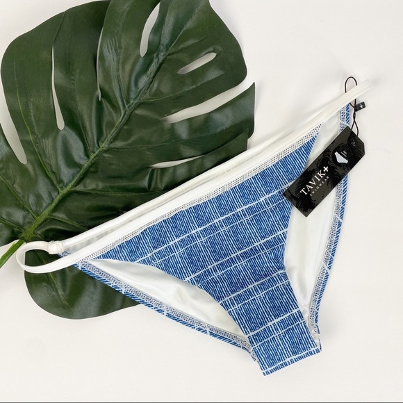 Tavik Antic Off the Grid Blue String Bikini Bottom - Picture 2 of 8